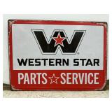 WESTERN STAR Metal Sign 17'