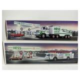 Lot of (2) Hess Truck & Fire Truck
