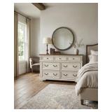 ASHLEY  7-Drawer Heavy Dresser  *slight damage