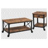 SAUDER Coffee Table & Side Table Combo