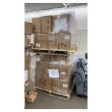 PALLET: Approx 160 8'' Heart & Hand Decor Vases
