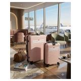TRIPS LUGGAGE (2) Pc. Luggage Set (Pink)