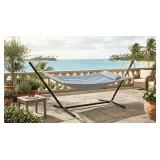 Quilted Hammock with Metal Frame