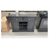 Granite Top Rolling Kitchen Island *No Wheels