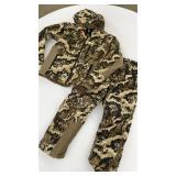 Men's Brushed Camo Bibs+Jacket Size Medium