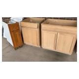 Lot of (3) Used Cabinets