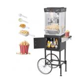 VEVOR 800W Popcorn Machine With Cart