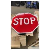 TAPCO 30'' Blinking Red LED Stop Sign