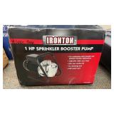 IRONTON 1hp Sprinkler Booster Pump