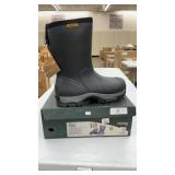 REED 12'' Glacier Rubber Boots - Black SZ 13