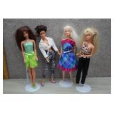 Mattel Barbie Lot of 4