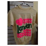 Vtg Hearts London Short-Sleeved Sweatshirt