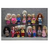 Mattel Kelly Lot of 15 Barbie Dolls