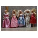 Mattel Barbie Lot of 5