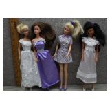 Mattel Barbie Lot of 4