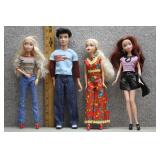 My Scene Fashion Doll Lot of 4