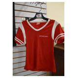 Vtg Red and White Silver Dollar City T-shirt