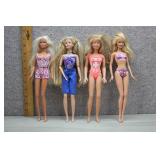 Lot of Fashion Dolls - 3 Barbies & 1 Other