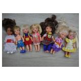 Lot of Kelly & Friends Dolls - Barbie Mattel
