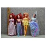 Barbie Lot - Little Mermaid & Fairy Dolls