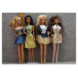 Mattel Barbie Lot of 4