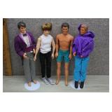 Ken Lot of 4 - Barbie's Boyfriend