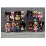 Mattel Kelly Lot of 14 Barbie Dolls