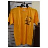 VtgGold/YellowT-shirt w/Screen-Print Lion Football