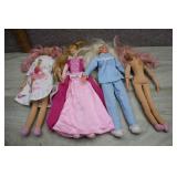 1993 Bedtime Barbies - Lot of 4