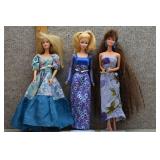 Mattel Barbie Lot of 3