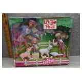 NIB 1998 Li'l Zoo Pals Gift Set - Barbie Dolls