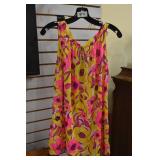 Vtg Bright Floral Nighty