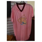 Vtg Pink 'Real Person' Ziggy Night Shirt