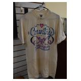 Vtg Off White 'Country' T-shirt