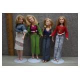 Mary-Kate and Ashley Olsen Doll Lot of 4