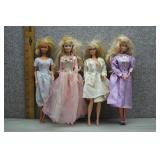 Barbie Doll Lot of 4