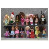 Mattel Kelly Lot of 16 Barbie Dolls