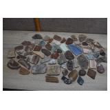 Lot of Assorted Lapidary Slab Collection