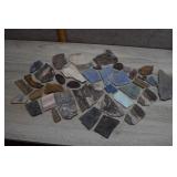 Lot of Assorted Lapidary Slab Collection