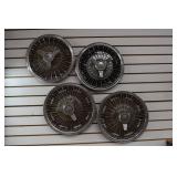 Set of 4 16' 1960's Chevrolet Hubcaps