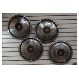 Set of 4 16' Cadillac Hubcaps, 1970's