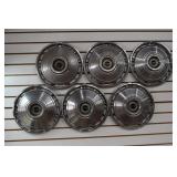 Set of 6 1960's Chevrolet Corvair Hubcaps
