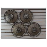 Set of 4 1961 13' Chevrolet Corvair Hubcaps
