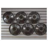 Set of 6 1964-1965 13' Chevrolet Corvair Hubcaps