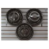 Set 3 1962-63 14' Chevrolet Wire Spinner Hubcaps
