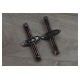 65-66 Chevrolet Corvair Corsa Rear Panel Emblems.