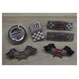 1960's Chevrolet Corvair Engine Lid Emblems/Badges