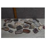 Lot of Assorted Banded Agate and Jasper Slabs