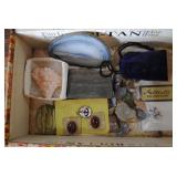 Cigar Box of Stones, Some Polished, etc