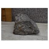 Sparkling Mica-rich Silicate with Quartz Vein